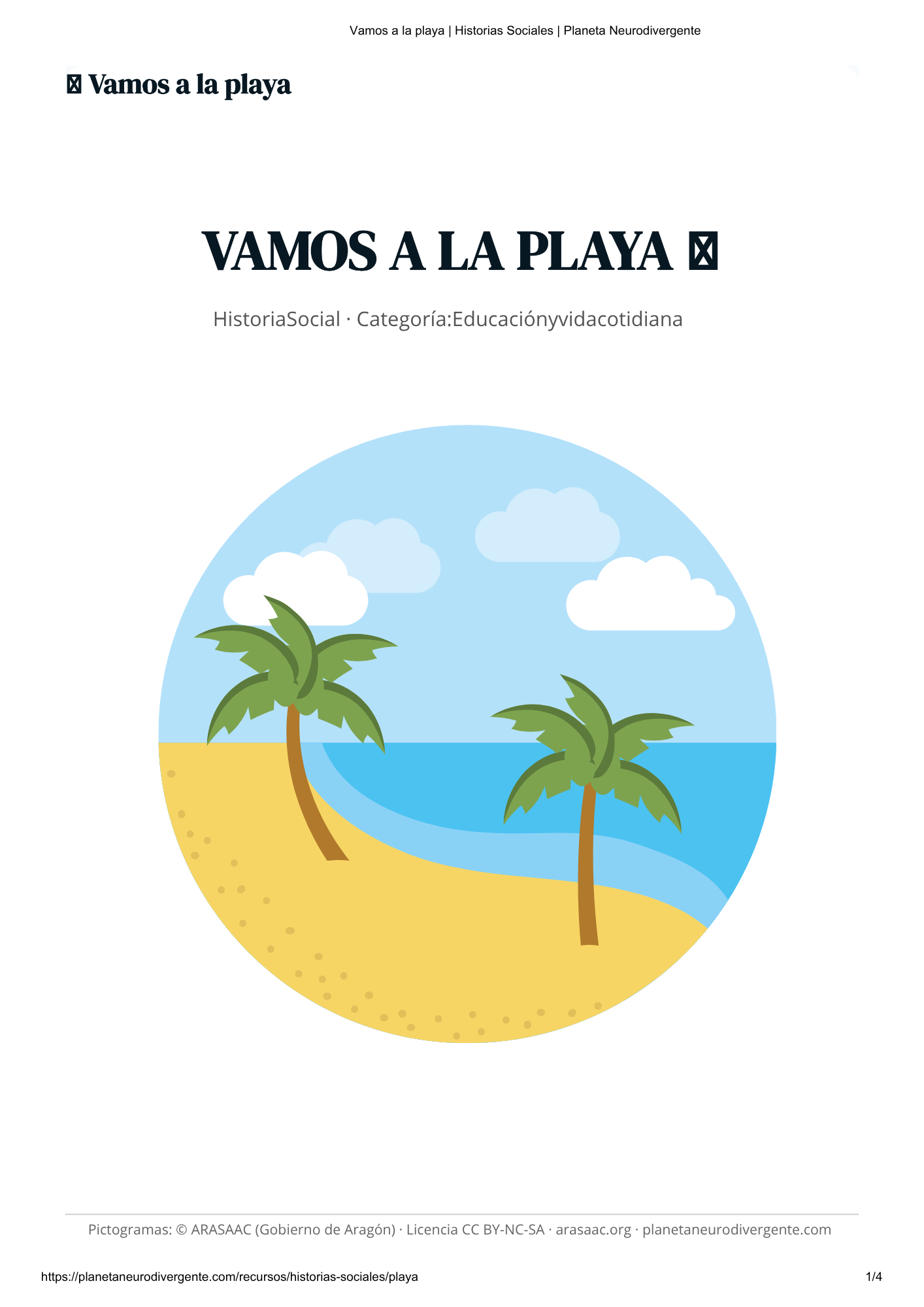VAMOS A LA PLAYA